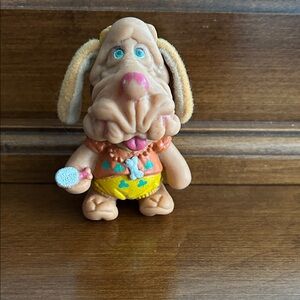 Vintage Ganz Bros. Collectible "Wrinkles" Dog Finger Puppet
